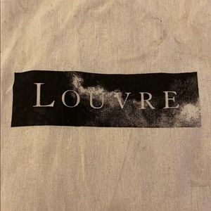 Louvre Paris canvas tote bag